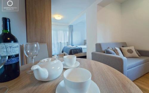 Posezení v ubytování Wonder Home - Dom Willa Karpacz blisko centrum, tuż przy stoku i restauracji
