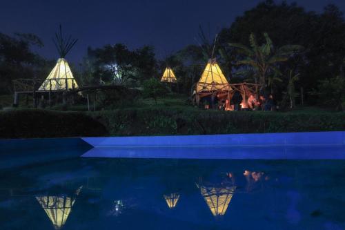 Paisaje cerca de este tented camp