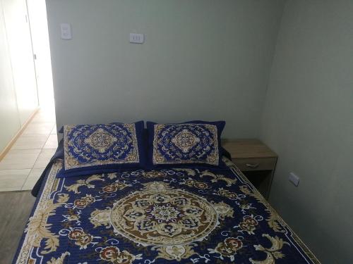 Postel nebo postele na pokoji v ubytování Cabañas Simón y kiara