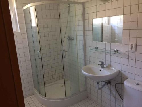 Koupelna v ubytování Apartments in Jachymov/Erzgebirge 34829