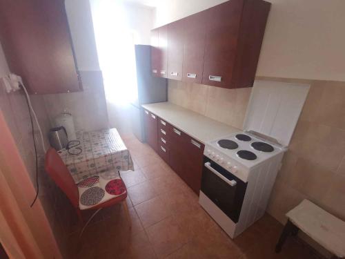 Kuchyň nebo kuchyňský kout v ubytování Apartment in Crikvenica 5484