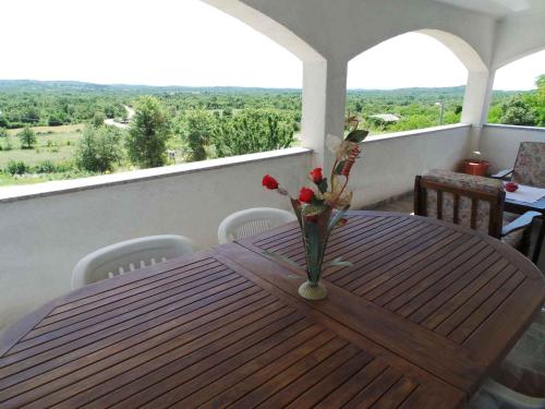 Balkoni atau teres di Apartment in Sveti Lovrec/Istrien 27830