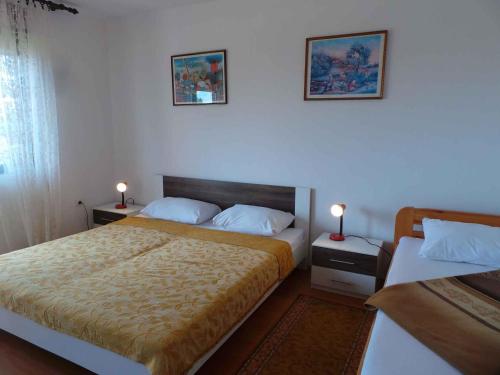 Voodi või voodid majutusasutuse Apartment in Premantura/Istrien 10705 toas
