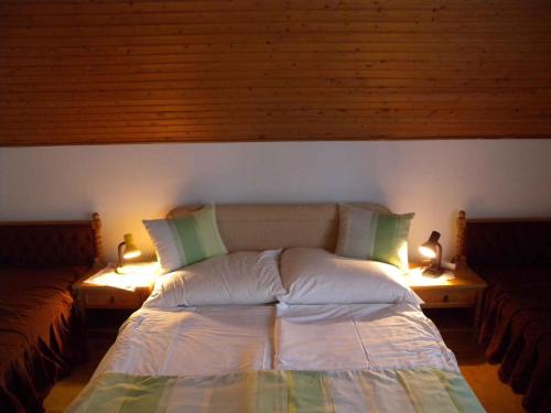 Una cama o camas en una habitación de Apartment in Fonyod - Balaton 33083