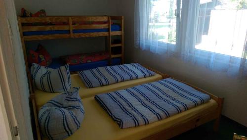 Ένα ή περισσότερα κρεβάτια σε δωμάτιο στο Holiday home Fuhlendorf 1