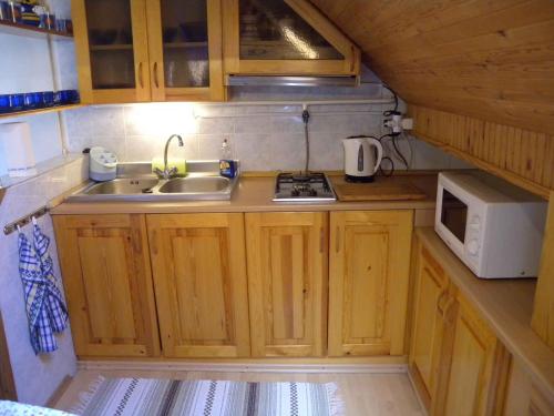 Kitchen o kitchenette sa Apartment in Siofok/Balaton 19956