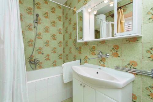 Bilik mandi di Apartment in Prizba - Insel Korcula 6393