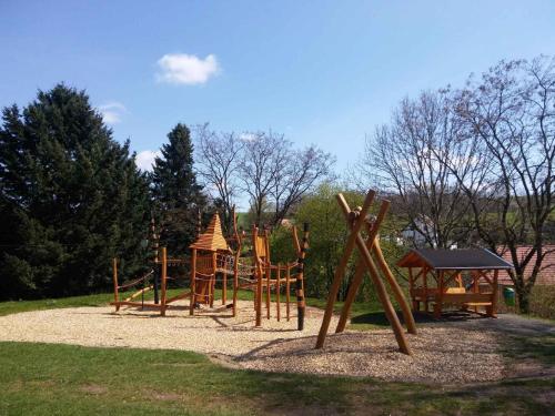 a park with a playground with a play equipment at Apartment in Wutha-Farnroda 3178 in Mosbach