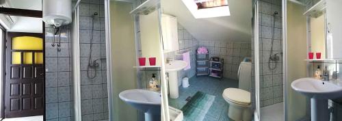 Kúpeľňa v ubytovaní Apartment in Petrcane/Zadar Riviera 7842