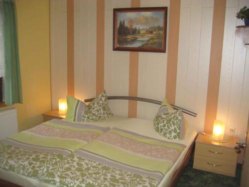 Postel nebo postele na pokoji v ubytování Apartment Kamminke 2