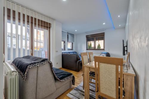 Χώρος καθιστικού στο Apartman Nataša