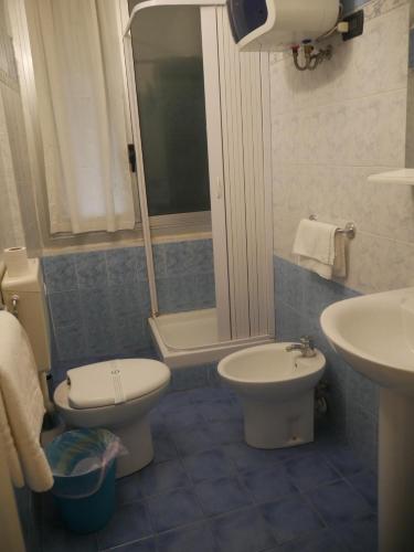 Ванная комната в Red and Blues Music Hotel Genova