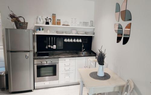 Virtuvė arba virtuvėlė apgyvendinimo įstaigoje Davor holiday apartments