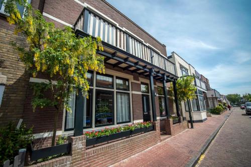 Bygningen som feriehuset ligger i