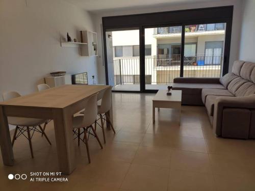 Posezení v ubytování Apartament SomRiu