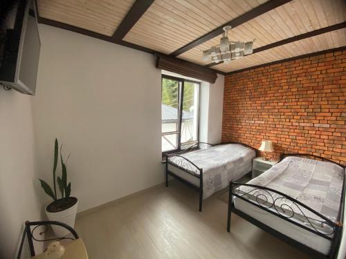 Cama o camas de una habitación en Феєрія Лісу