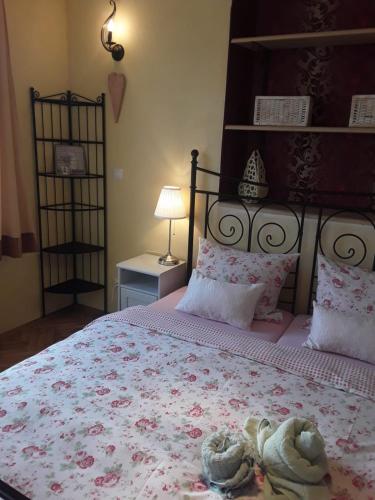 Ένα ή περισσότερα κρεβάτια σε δωμάτιο στο Apartmány Villa Magnolie