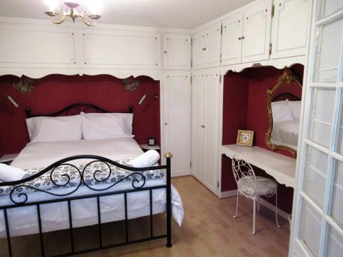 Postel nebo postele na pokoji v ubytování Les Vignes
