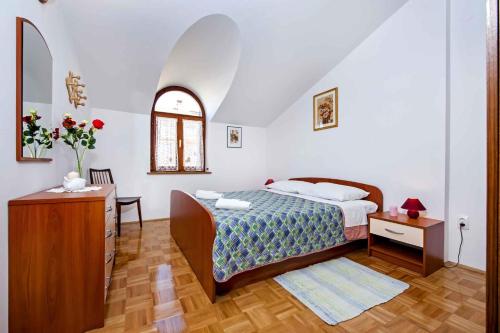 Posteľ alebo postele v izbe v ubytovaní Apartment in Rovinj - Istrien 11720