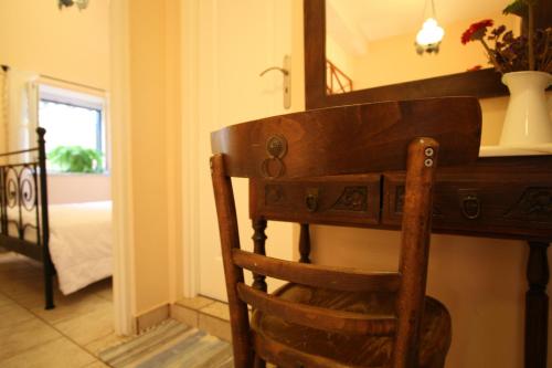 Un ou plusieurs lits dans un hébergement de l'établissement Meliti Guesthouse