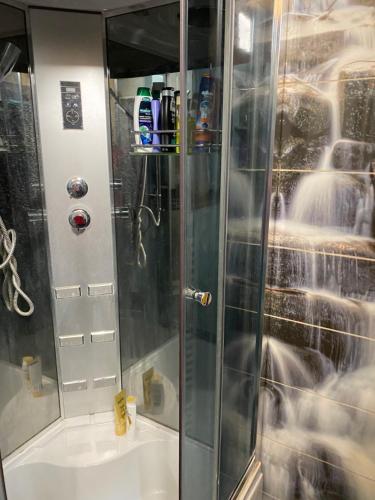 Et badeværelse på Ubytovanie v prírode