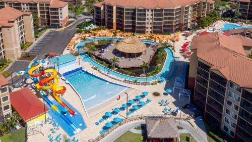 an aerial view of a pool at a resort at Westgate Lakes Resort and Spa in Orlando