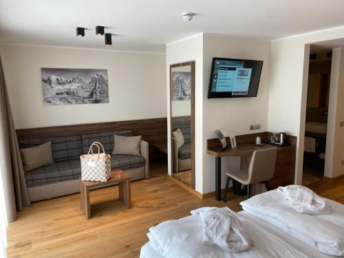Zona de estar de Dolomeet Boutique Hotel
