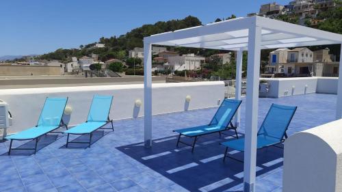 Μπαλκόνι ή βεράντα στο Alcamo Marina Residence