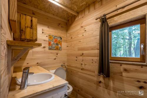Koupelna v ubytování Camping Osenbach