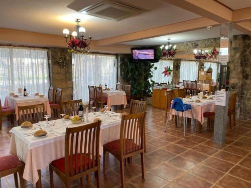 Restaurace v ubytování Gran Hostal Asador de Soto