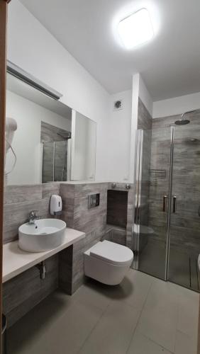 Koupelna v ubytování Chopina 29 Sopot Apartments