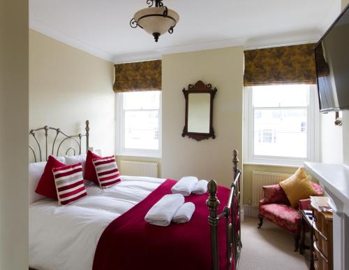 Кровать или кровати в номере The Portland Guesthouse