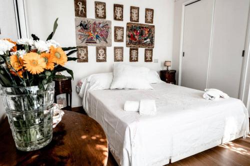 Postel nebo postele na pokoji v ubytování Villa Marino vista mare