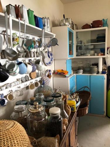 Η κουζίνα ή μικρή κουζίνα στο B&B Al Salvatore Di Lipari