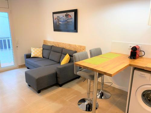 Posedenie v ubytovaní Apartaments l'Escala Centre