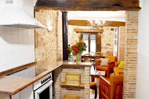 Η κουζίνα ή μικρή κουζίνα στο Casa Rural Pinares De Soria
