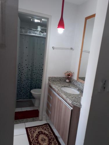 Kúpeľňa v ubytovaní Flat em Caldas Novas