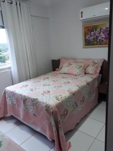 Posteľ alebo postele v izbe v ubytovaní Flat em Caldas Novas