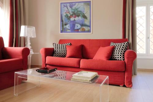 Zona de estar de Piazzetta Margutta - My Extra Home