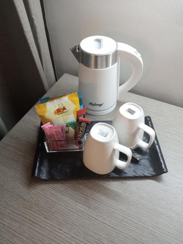 MERINA HOTELにあるコーヒーまたはお茶