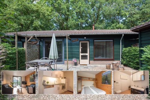a collage of photos of a house at Vakantiepark Zevenbergen in Heesch