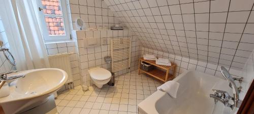 Koupelna v ubytování Klosterküche
