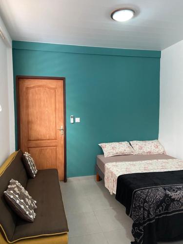 Posteľ alebo postele v izbe v ubytovaní Kayenn’Apparts