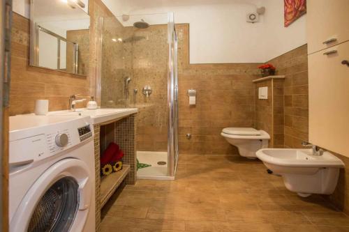 Kylpyhuone majoituspaikassa Apartment Nova Vas/Porec 1