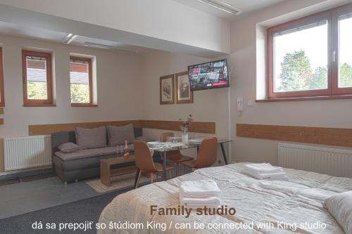 Posezení v ubytování Tatrahouse Apartments
