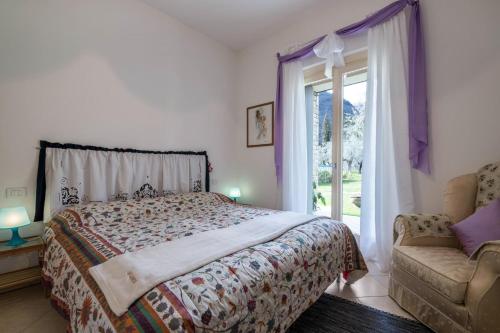 Posteľ alebo postele v izbe v ubytovaní Apartment Loretta in Villa Fiore