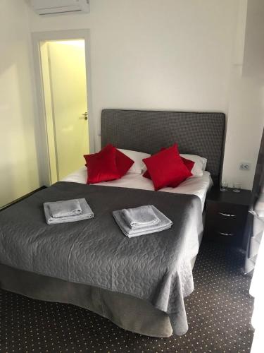 Postel nebo postele na pokoji v ubytování Готель хостел Rooms