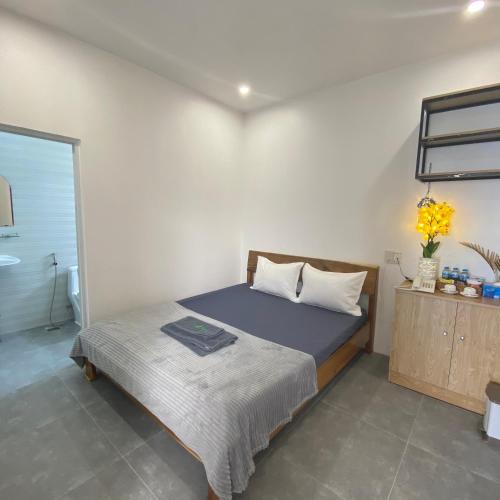 Postel nebo postele na pokoji v ubytování Mekong 69 Hostel