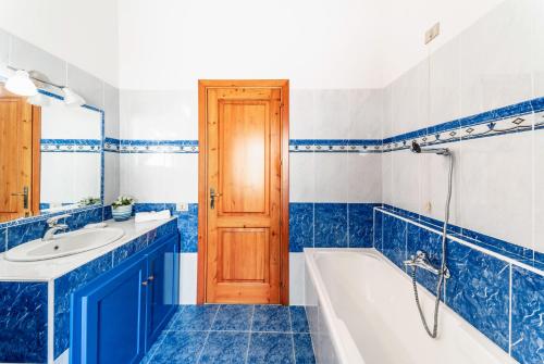 Ένα μπάνιο στο Villa Su Sole