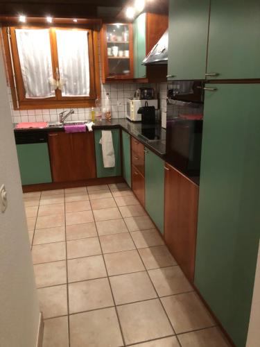 Una cocina o cocineta en Gemütliche Gartenwohnung im Tessin, 70 qm